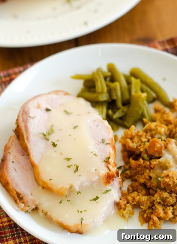 Delicious Ninja Foodi Turkey Breast for Thanksgiving Dinner