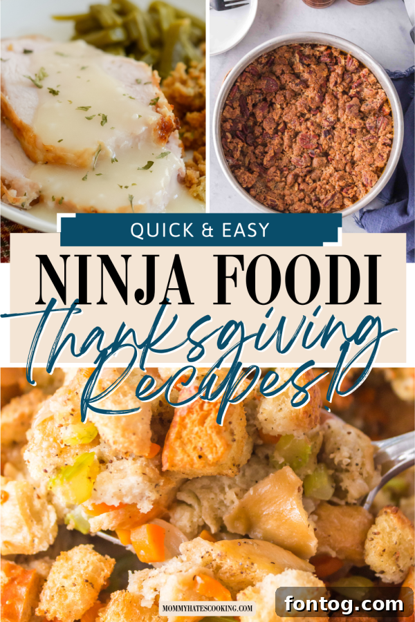 Thanksgiving recipes prepared with Ninja Foodi Multi-Cooker
