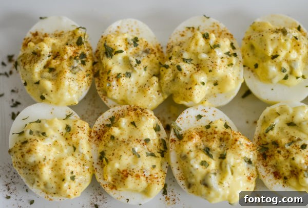 Homemade Ninja Foodi Deviled Eggs for Thanksgiving Appetizer