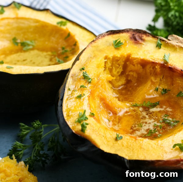 Sweet and Savory Roasted Acorn Squash 5 Roasted Acorn Squash