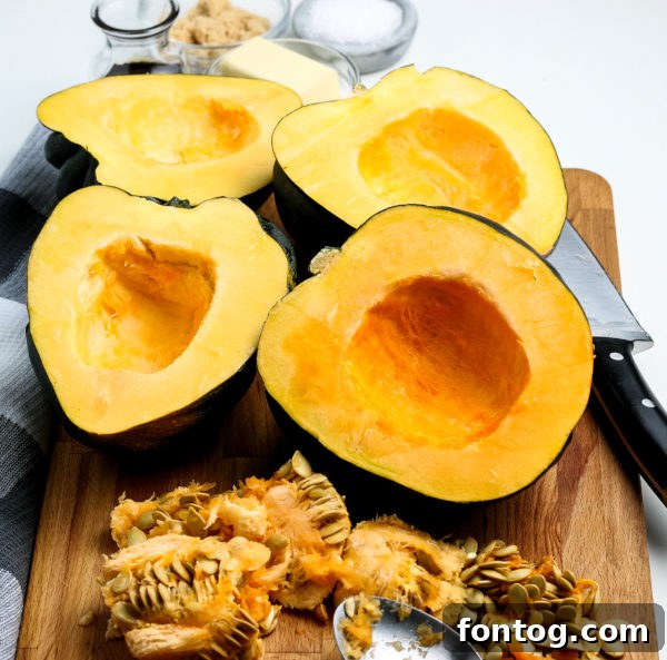 Sweet and Savory Roasted Acorn Squash 6 Roasted Acorn Squash
