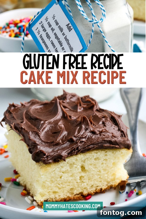 DIY Gluten-Free Cake Mix 9 GLUTEN FREE HOMEMADE CAKE MIX RECIPE
