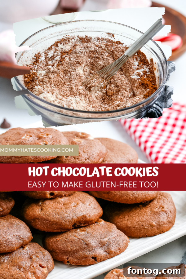 Decadent Gluten-Free Hot Chocolate Cookies 9 Hot Chocolate Cookies (Gluten-Free)