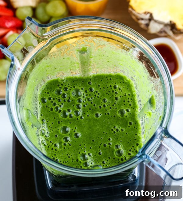 Vibrant Green Smoothie Made Simple 4 Easy Green Smoothie Recipe in blender