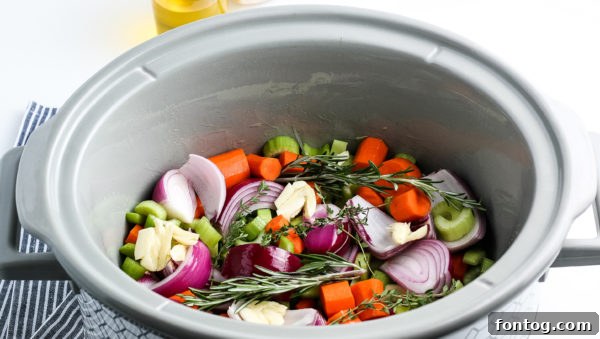 Simple Crockpot Whole Chicken - Raw preparation