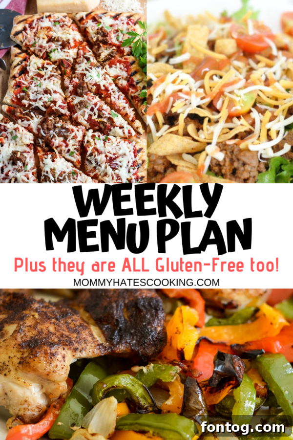 Visual representation of a weekly menu plan with diverse meal ideas for the week of December 6th