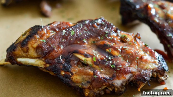 Succulent Ninja Foodi Maple Glazed Ribs, tender and fall-off-the-bone delicious, ready in about an hour for a fantastic meal.