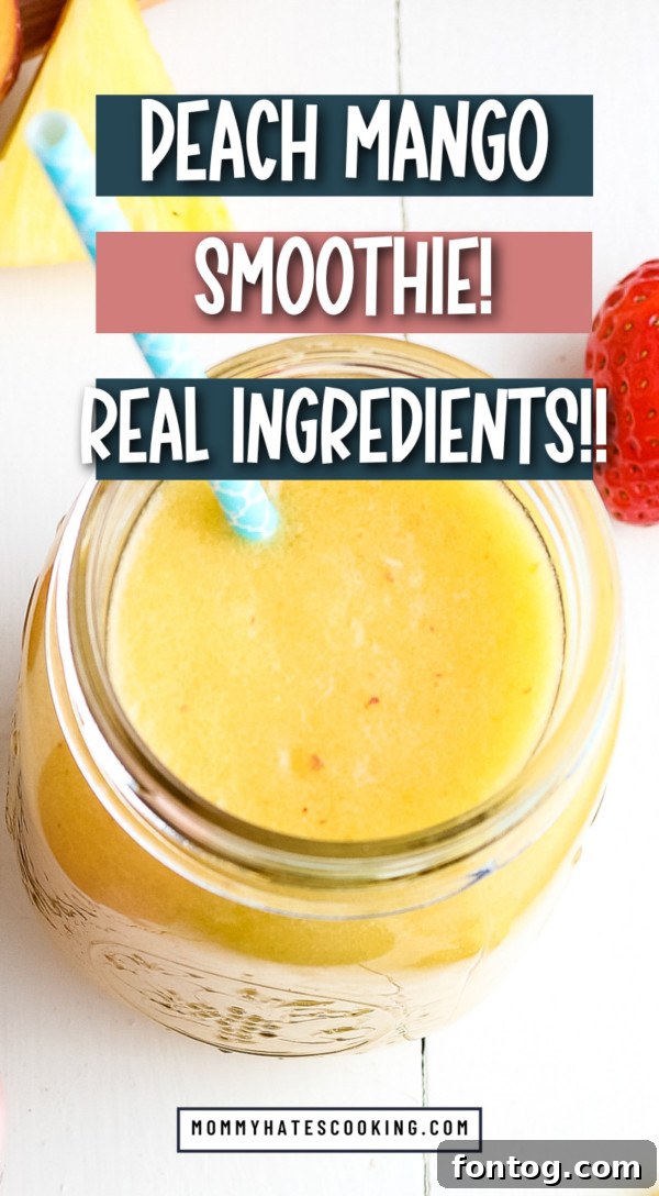 Peach Mango Smoothie