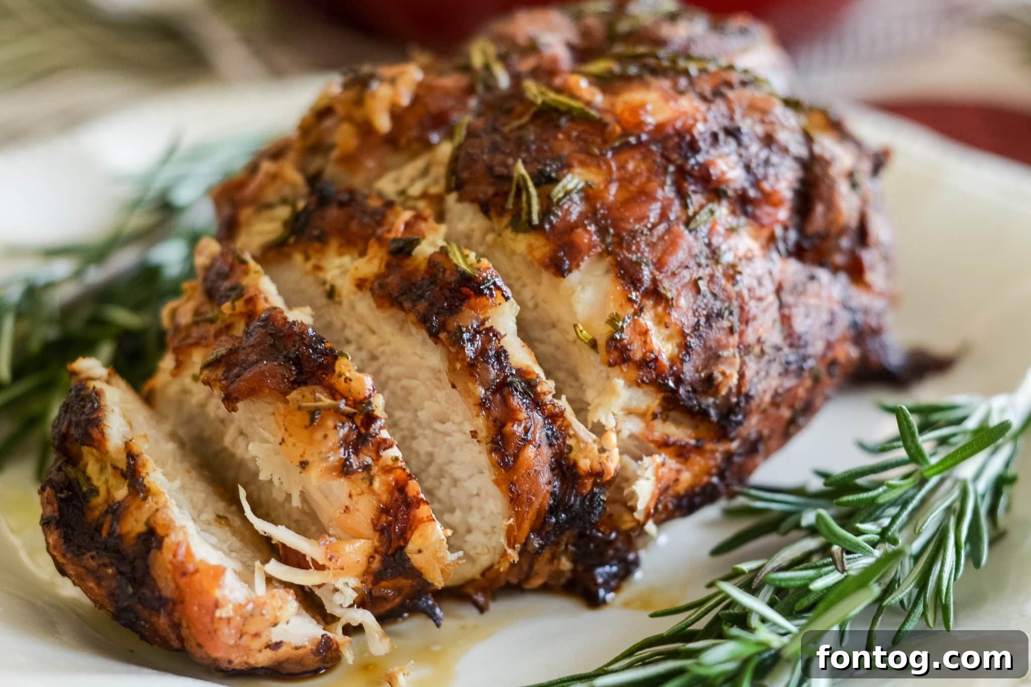 Air Fried Turkey with Rosemary and Garlic