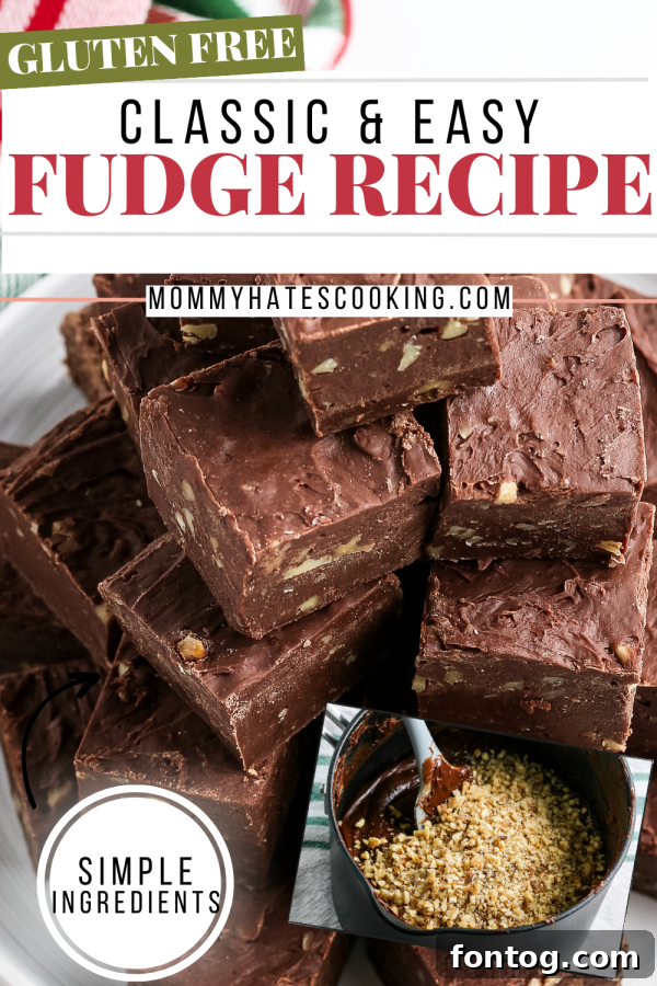 HOMEMADE FUDGE