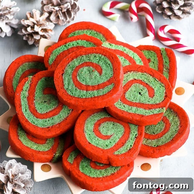 Gluten Free Christmas Pinwheel Cookies