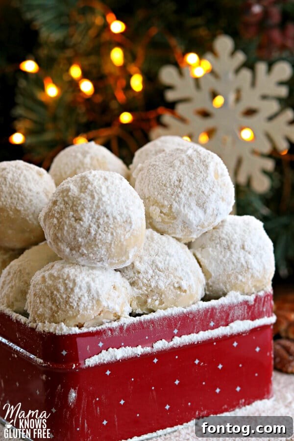 Gluten-Free Snowball Cookies {Dairy-Free Option}