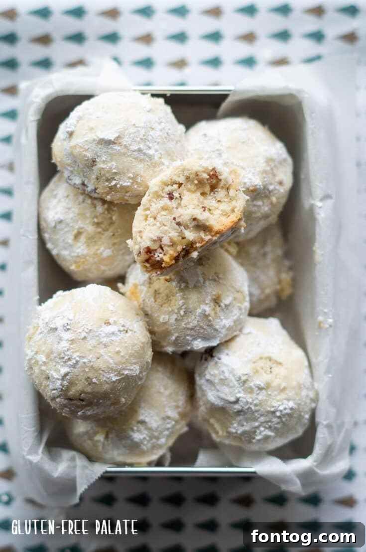 Gluten Free Snowball Cookies