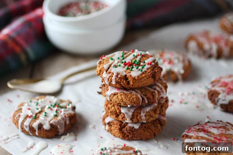 Grain-Free Soft Ginger Molasses Cookies