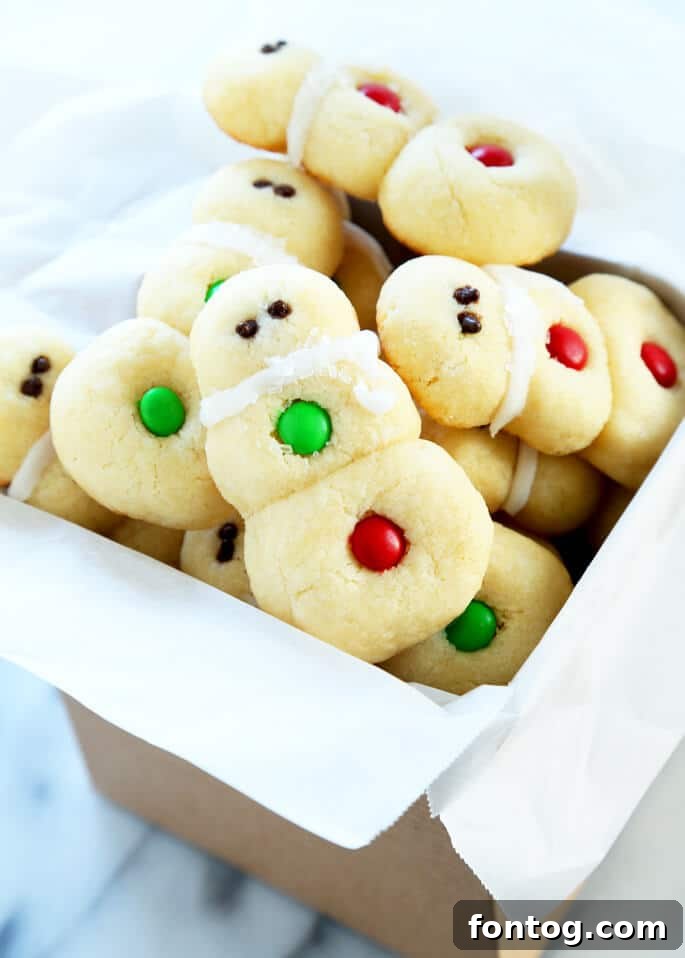 Easy Gluten Free Snowman Sugar Cookies