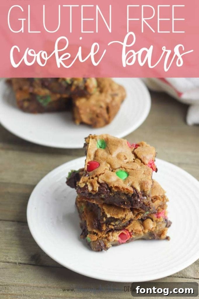 Easy Gluten Free Christmas Cookie Bars