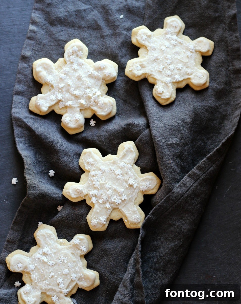 Snowflake Sugar Cookies (Gluten-Free)