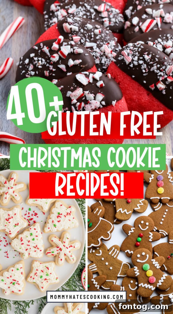 40+ Simple Gluten-Free Christmas Cookie Recipes 49 A festive spread of gluten-free Christmas cookies, ready to be enjoyed during the holidays!