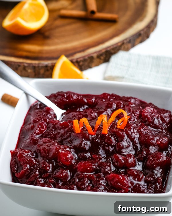 Homemade Cranberry Sauce (Gluten-Free)