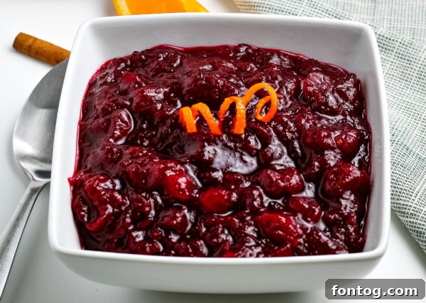 Homemade Cranberry Sauce (Gluten-Free)