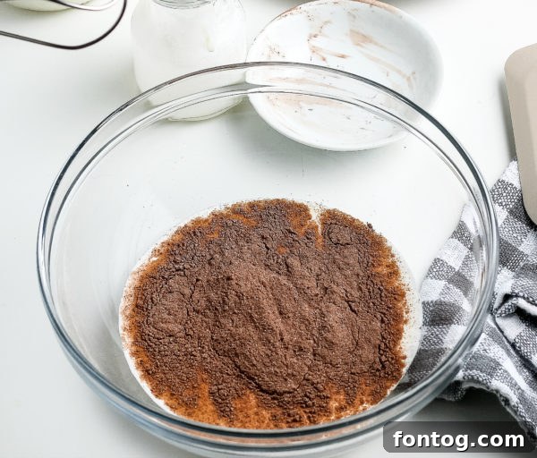 Whipped Hot Chocolate (Gluten-Free) - Ingredients for whipped hot chocolate.