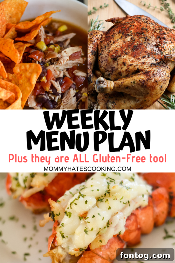 Weekly Menu Plan Summary for February 14th