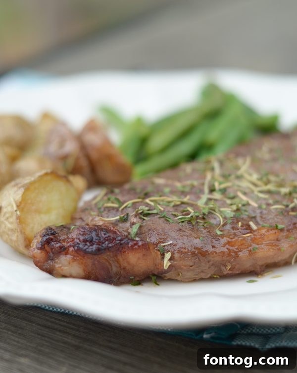Gluten Free Air Fryer Glazed Steaks