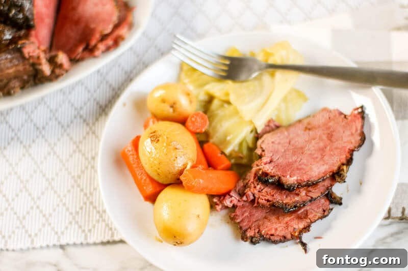 Ninja Foodi Corned Beef and Cabbage