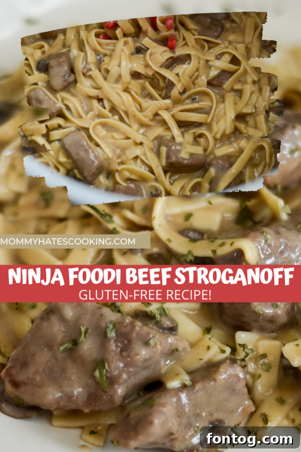 Ninja Foodi Beef Stroganoff (Gluten-Free)