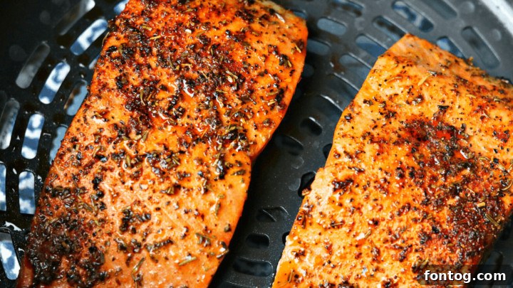 Ninja Foodi Air Fryer Herbed Salmon Recipe
