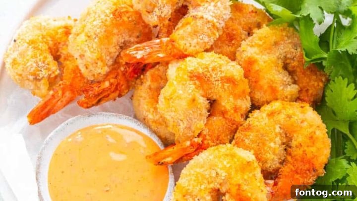 Air Fryer Bang Bang Panko Breaded Fried Shrimp