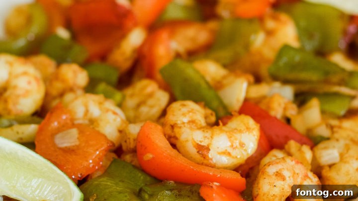 Air Fryer Shrimp Fajitas