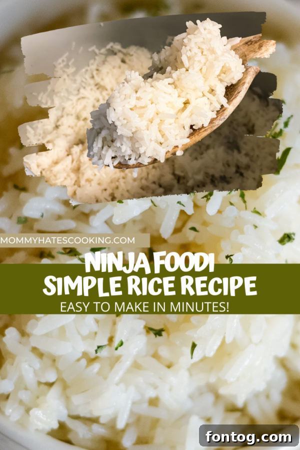 Easy Ninja Foodi Rice (Pressure Cooker)