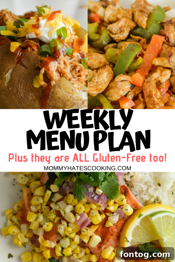 A vibrant infographic showcasing steps for effective weekly meal planning.