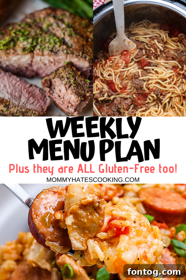 Weekly Meal Planner: March 28th 10 A completed weekly menu plan written out, ready for grocery shopping.