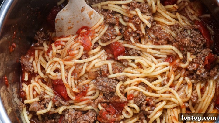 Delicious Gluten-Free Ninja Foodi Spaghetti served in a bowl.