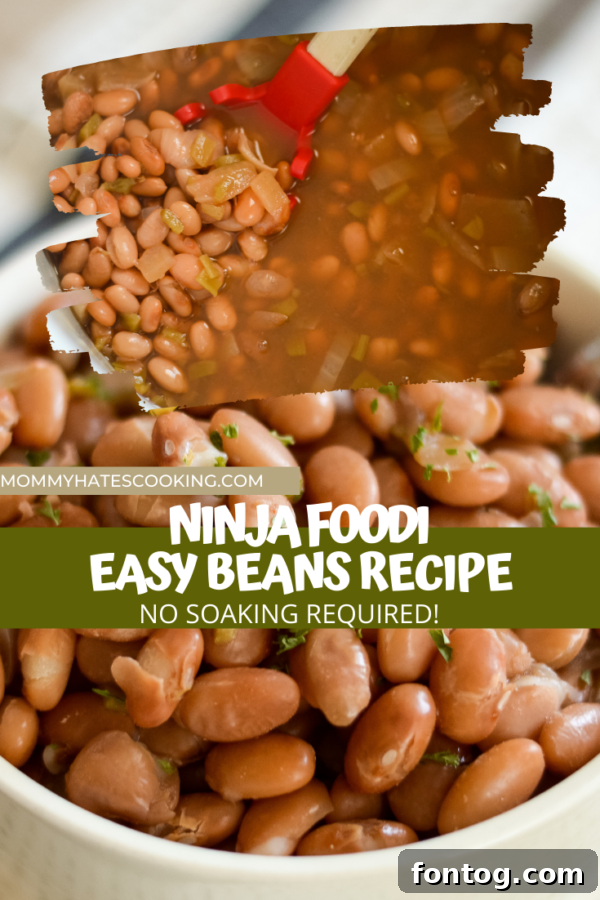 Ninja Foodi Speedy No-Soak Beans 9 Ninja Foodi Beans (No Soak Method) - Pin Image