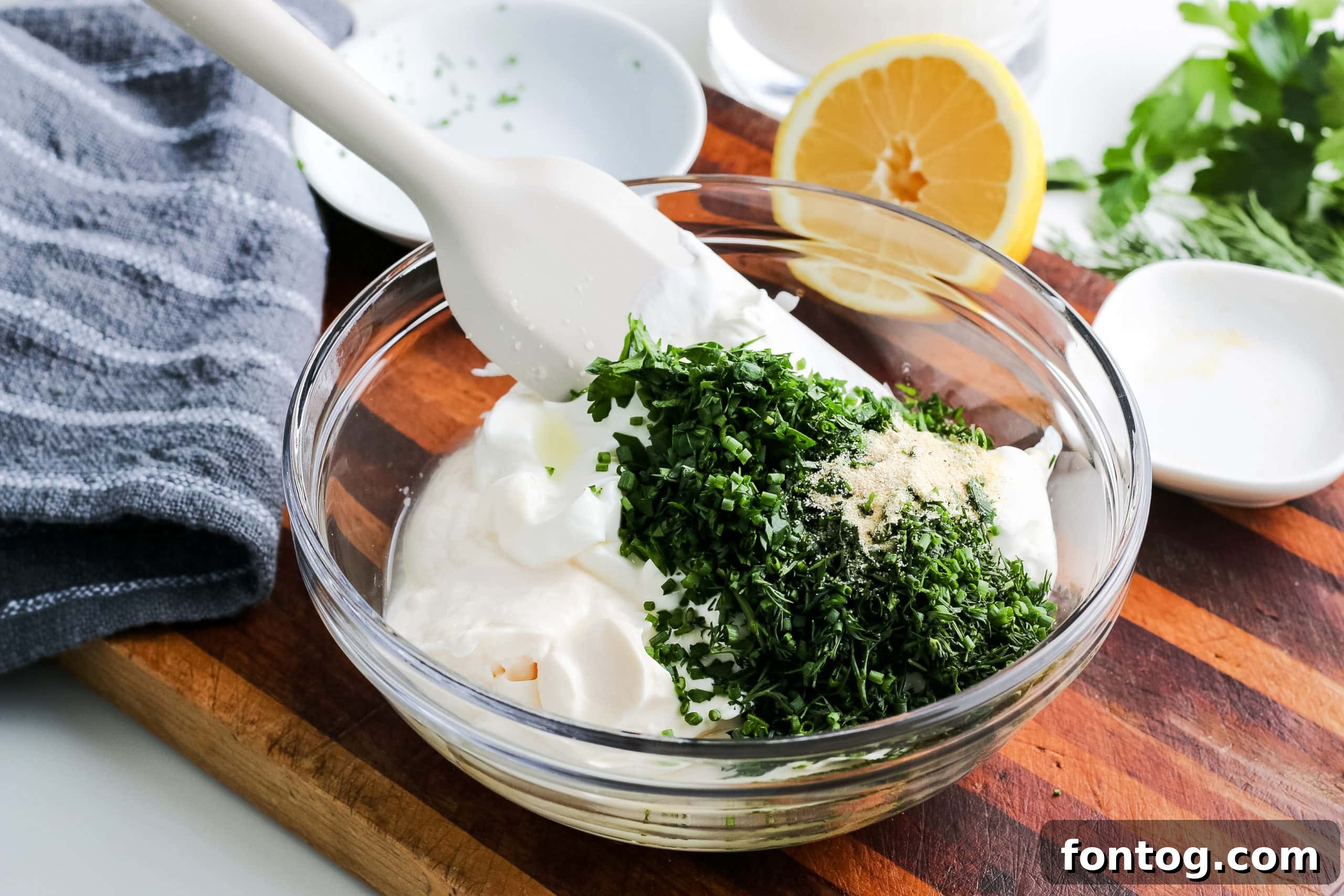 Unbottling Freshness Your Homemade Ranch Upgrade 3 Ingredients for Homemade Ranch Dressing: Mayonnaise, Sour Cream, Lemon Juice, and Fresh Herbs