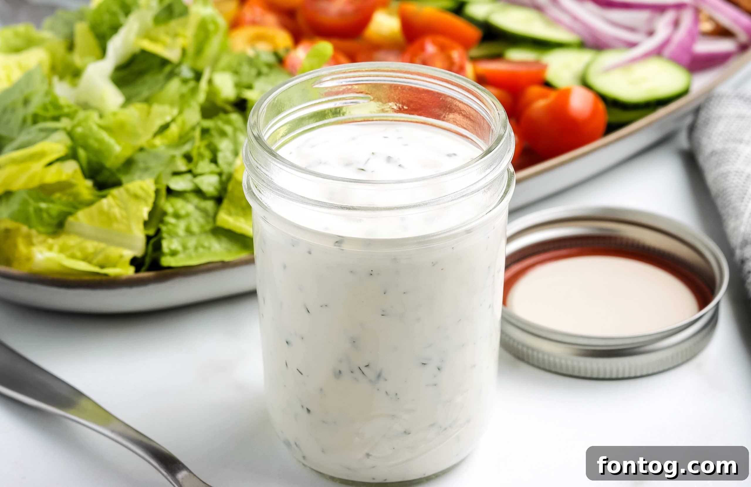 Unbottling Freshness Your Homemade Ranch Upgrade 6 Assortment of dishes paired with Homemade Ranch Dressing