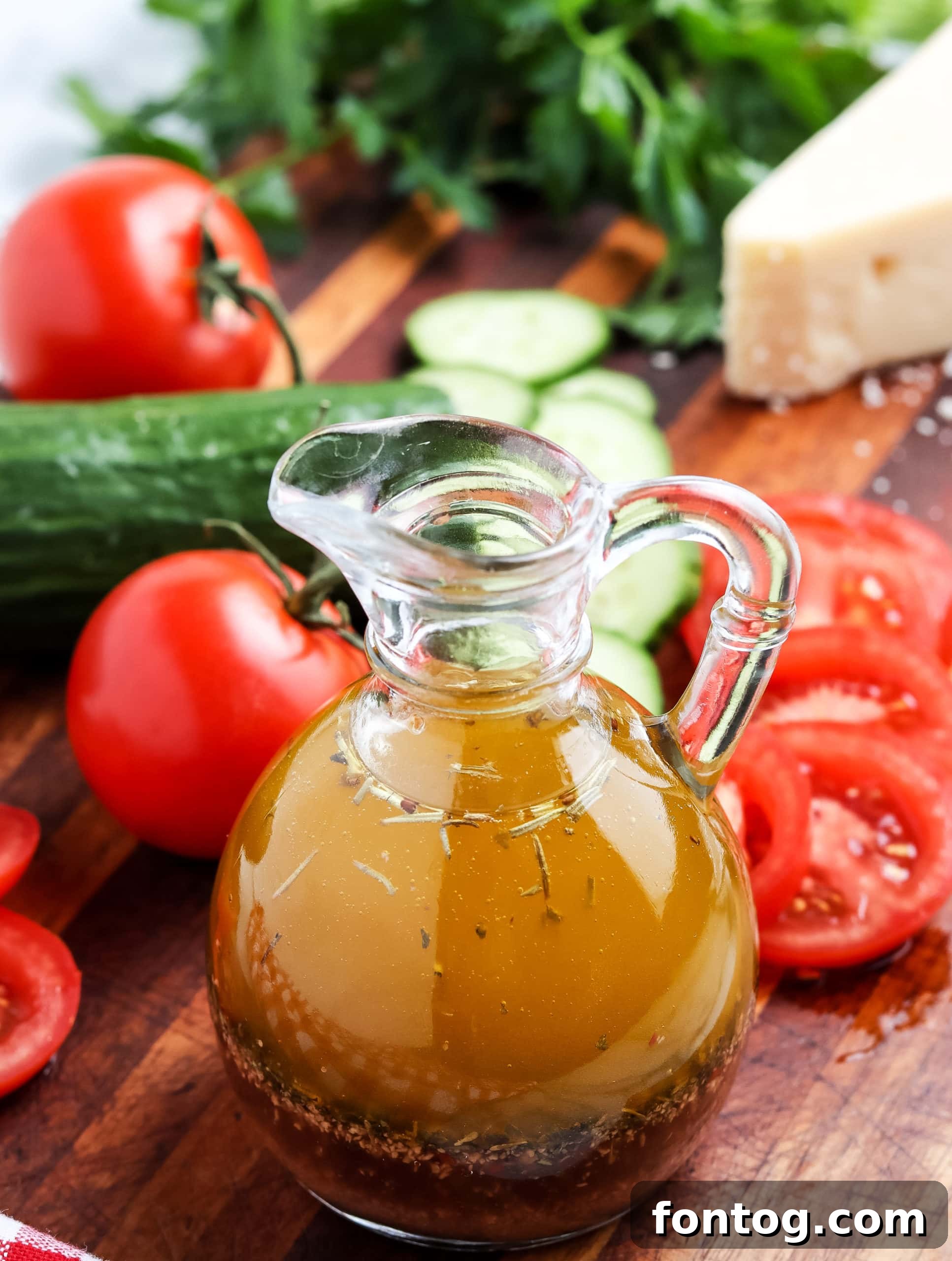 Craft Your Signature Italian Dressing 5 Homemade Italian Dressing in a small glass bottle