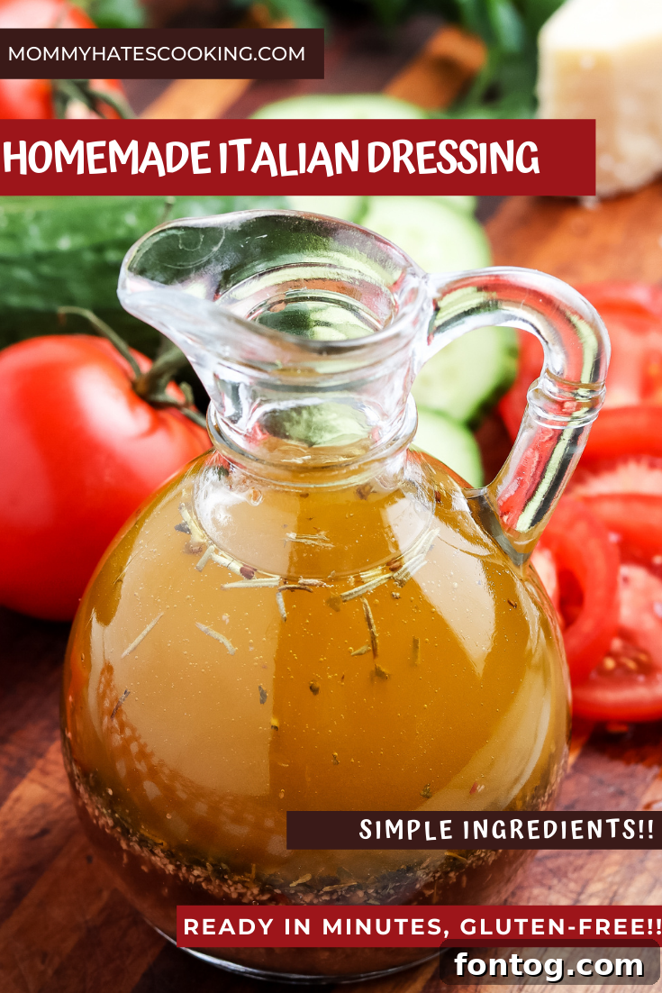 Craft Your Signature Italian Dressing 7 Homemade Italian Dressing Pinterest pin image