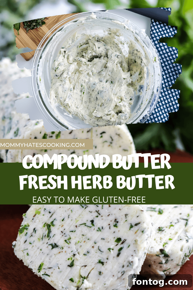 Pin for Fresh Herb Butter (Compound Butter) recipe