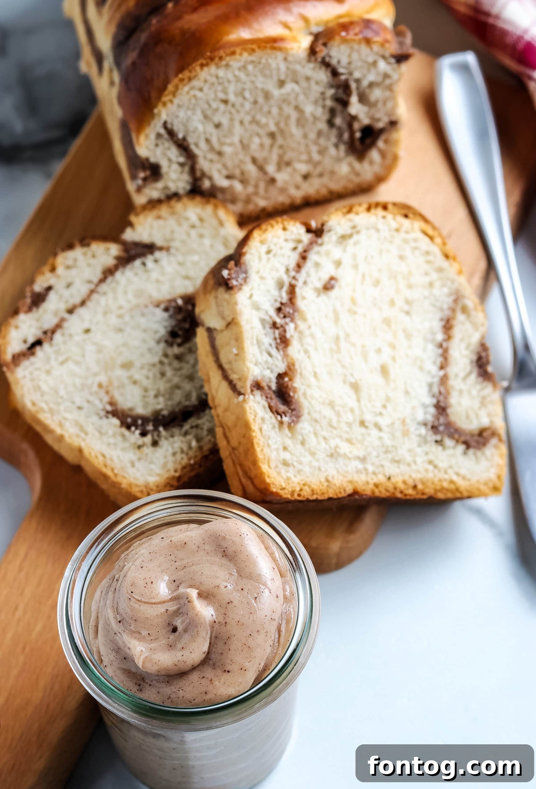 Toast with Cinnamon Honey Butter