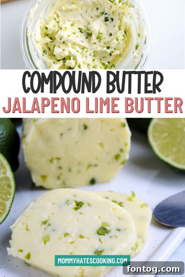 jalapeno lime butter compound butter