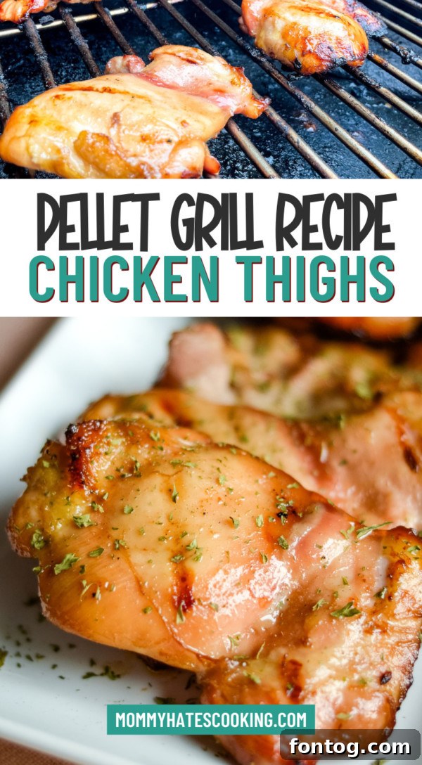 PELLET GRILL CHICKEN THIGHS