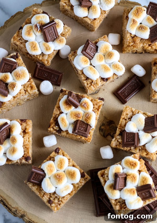 S'mores Rice Crispy Treats