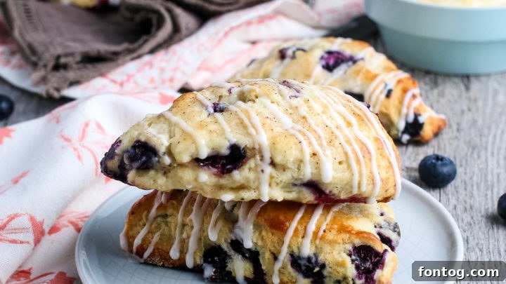 Easy Blueberry Scones (Gluten-Free Optional)