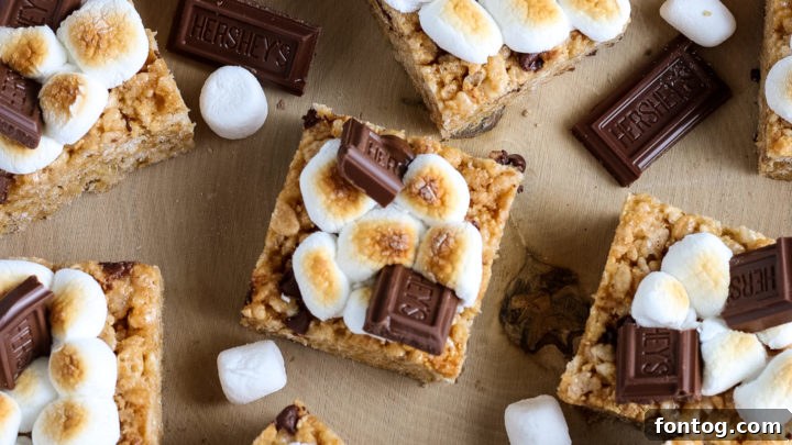 S'mores Rice Krispie Treats