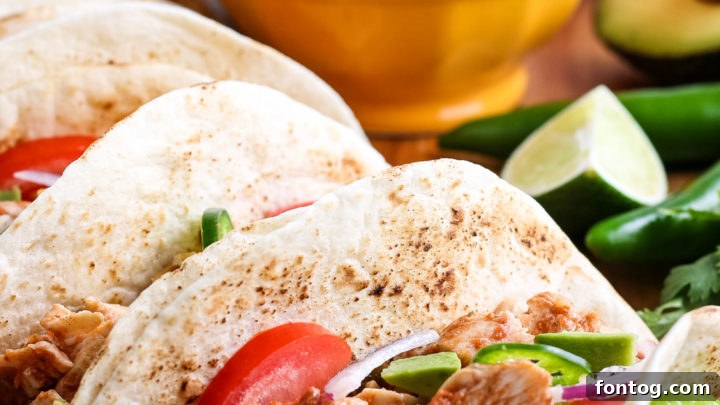 Easy Ninja Foodi Chicken Tacos, versatile for various meals