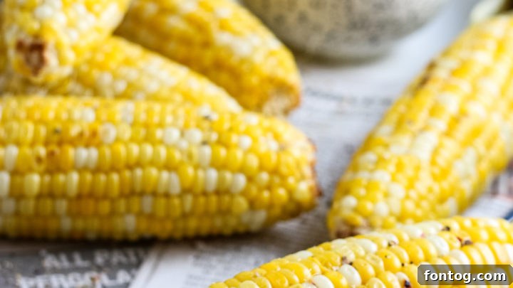 Simple and easy Grilled Corn on the Cob for a perfect side